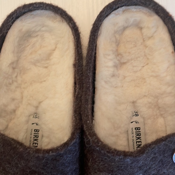 🤎Birkenstock Zermatt EUC Brown wool with Shearling lining🤎 - Picture 3 of 7